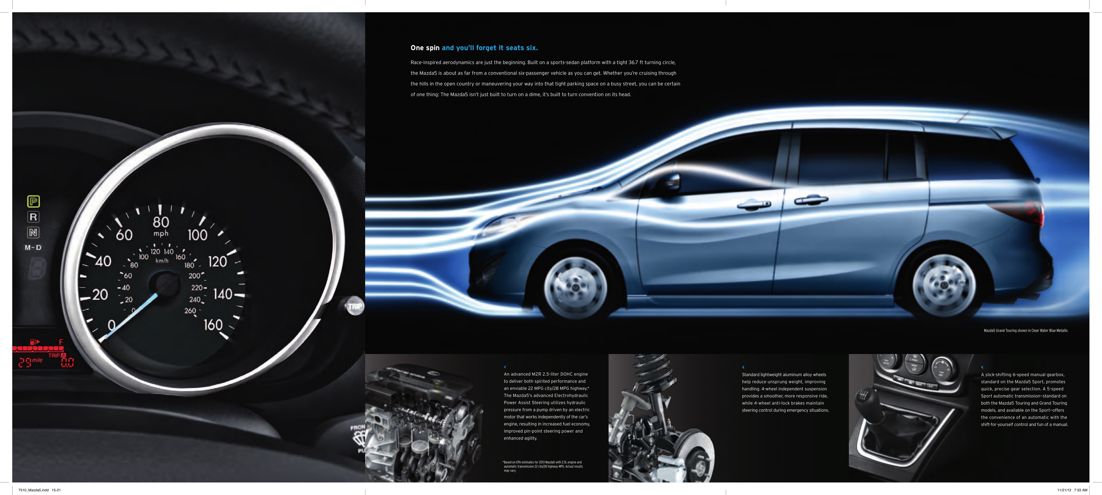 2013 Mazda 5 Brochure Page 12